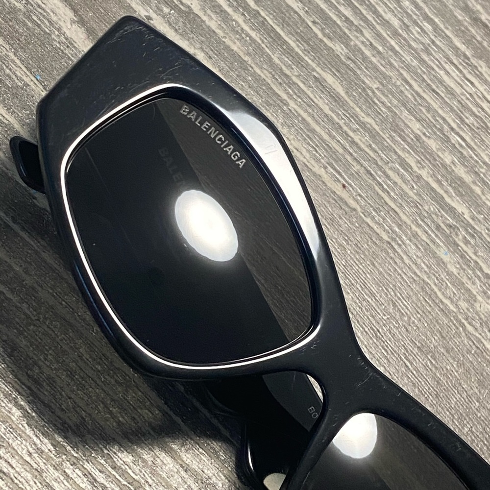 Balenciaga Mens Eyewear Rectangular Frame Sunglasses - Picture 6 of 9